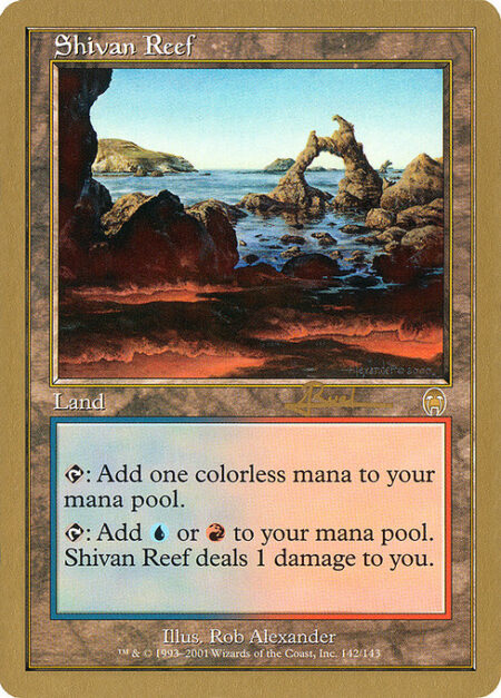 Shivan Reef - {T}: Add {C}.