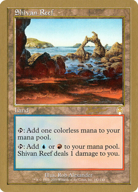 Shivan Reef - {T}: Add {C}.