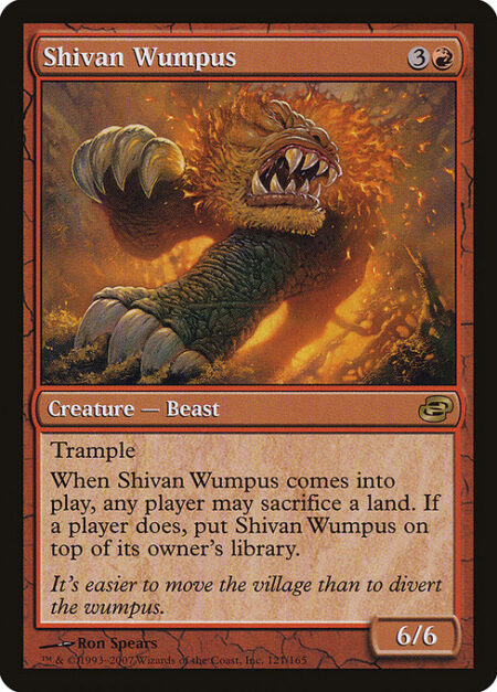 Shivan Wumpus - Trample