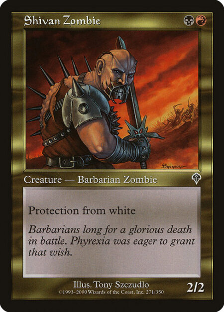 Shivan Zombie - Protection from white