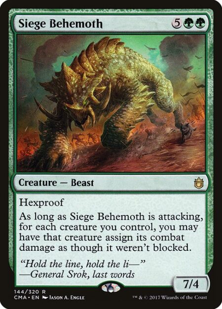 Siege Behemoth - Hexproof