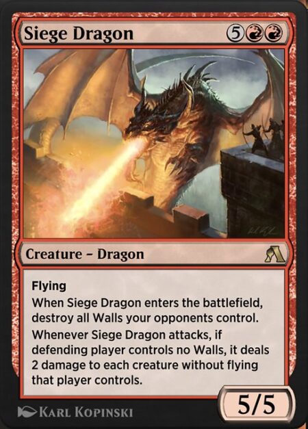 Siege Dragon - Flying