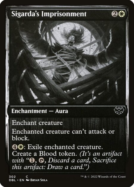 Sigarda's Imprisonment - Enchant creature