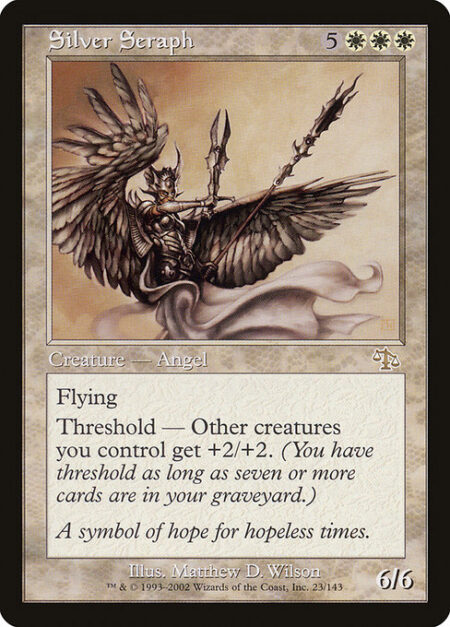 Silver Seraph - Flying