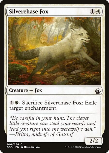 Silverchase Fox - {1}{W}