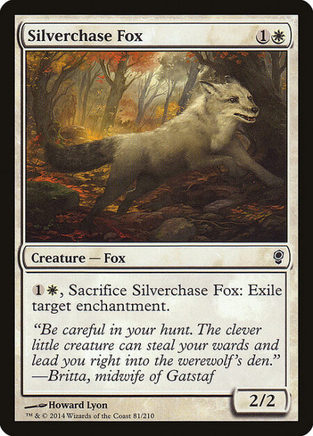 Silverchase Fox - {1}{W}