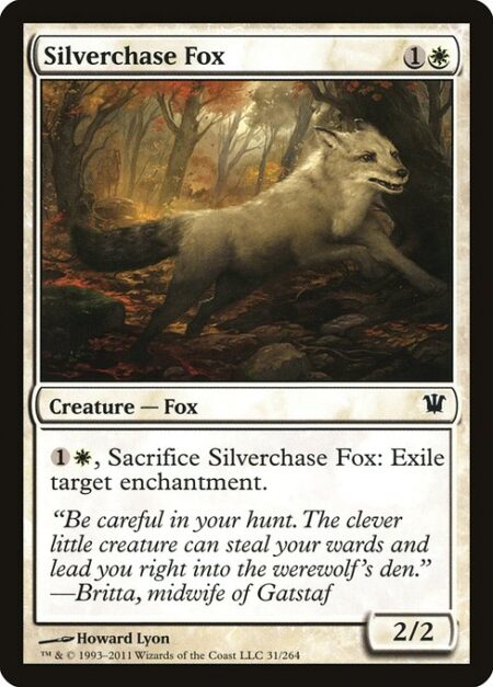 Silverchase Fox - {1}{W}