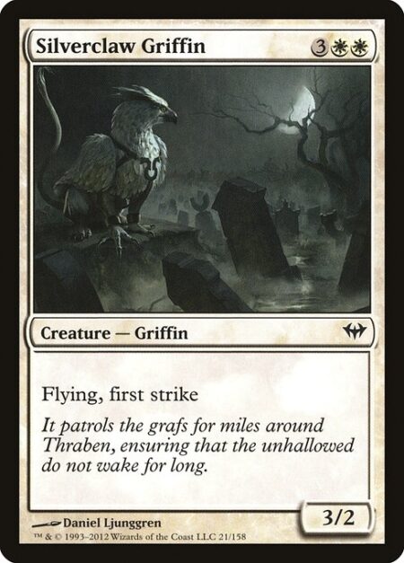 Silverclaw Griffin - Flying