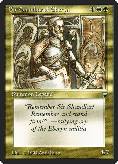 Sir Shandlar of Eberyn -