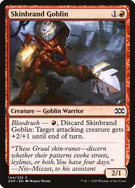 Skinbrand Goblin - Bloodrush — {R}