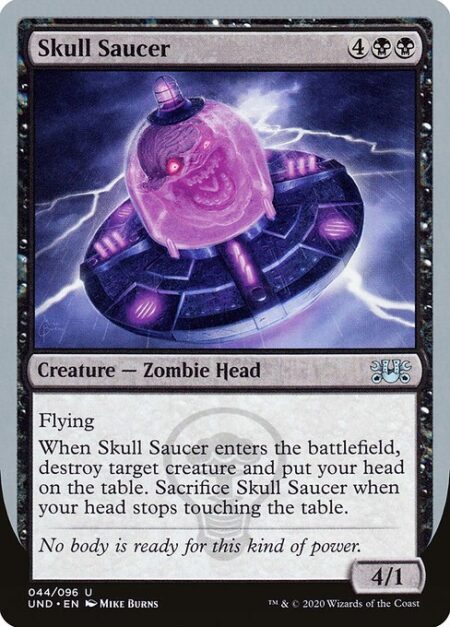Skull Saucer - Flying