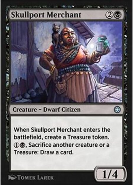 Skullport Merchant - When Skullport Merchant enters the battlefield