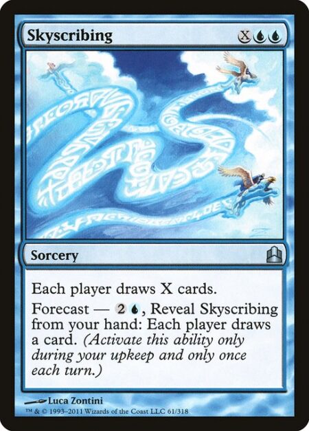 Skyscribing - Each player draws X cards.