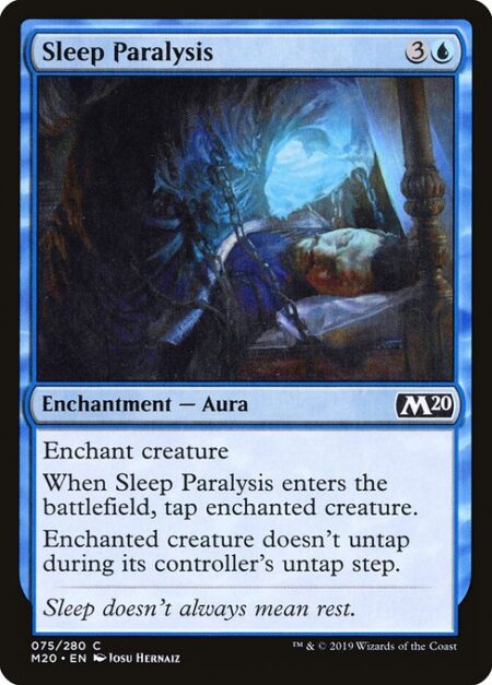 Sleep Paralysis - Enchant creature