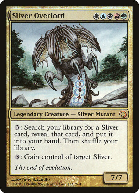 Sliver Overlord - {3}: Search your library for a Sliver card