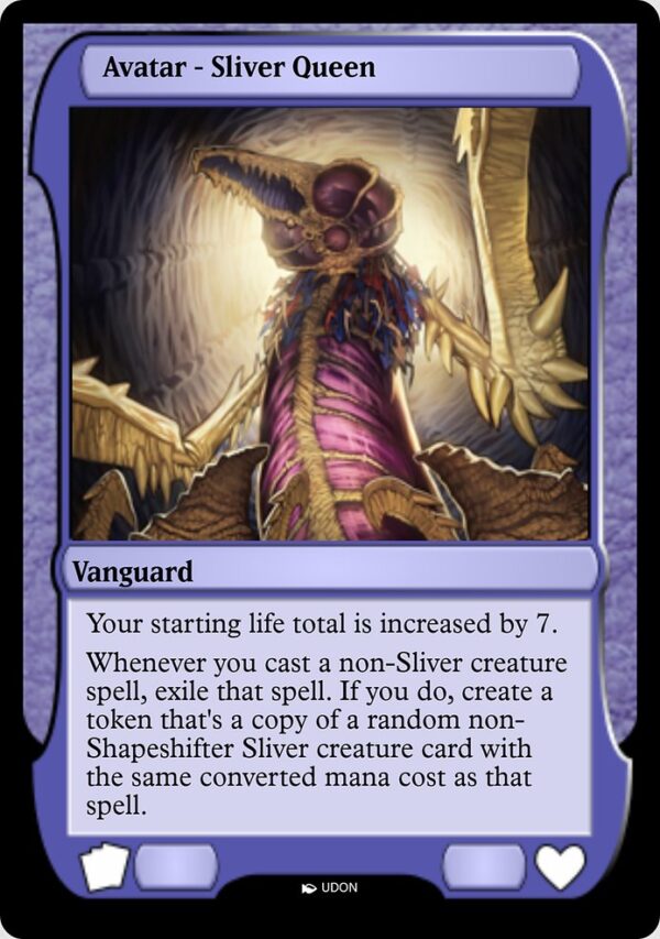 Sliver Queen Avatar - Whenever you cast a non-Sliver creature spell