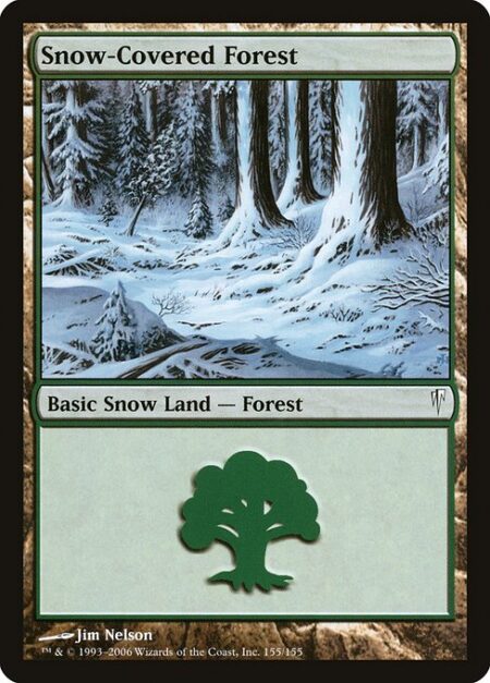 Snow-Covered Forest - ({T}: Add {G}.)