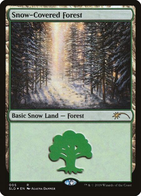 Snow-Covered Forest - ({T}: Add {G}.)