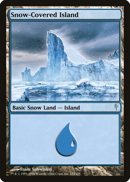 Snow-Covered Island - ({T}: Add {U}.)