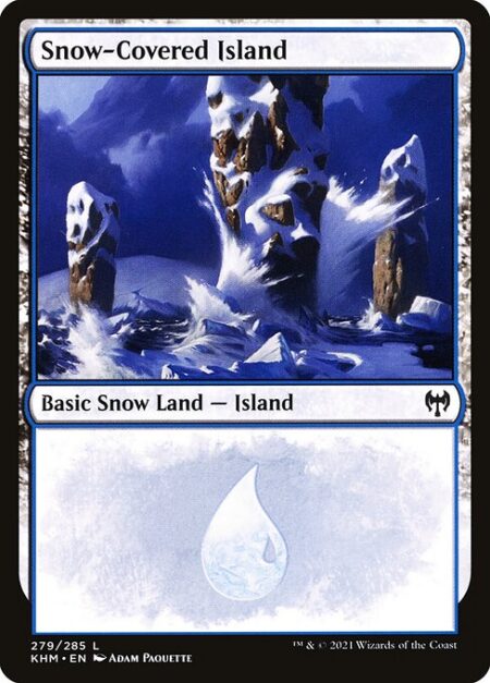 Snow-Covered Island - ({T}: Add {U}.)