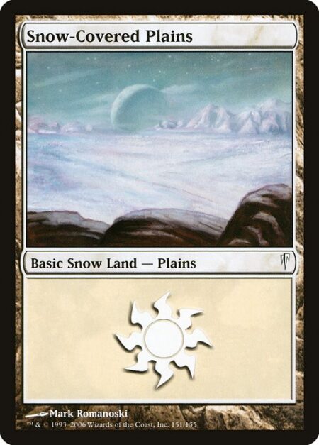 Snow-Covered Plains - ({T}: Add {W}.)