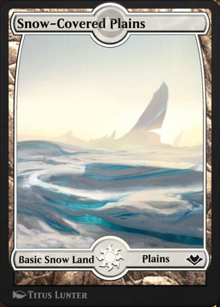 Snow-Covered Plains - ({T}: Add {W}.)