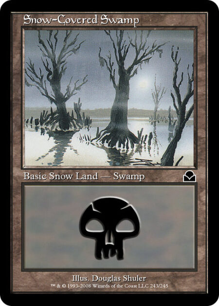 Snow-Covered Swamp - ({T}: Add {B}.)