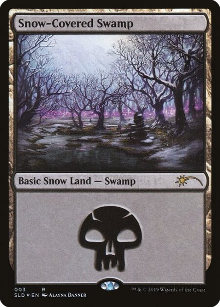 Snow-Covered Swamp - ({T}: Add {B}.)