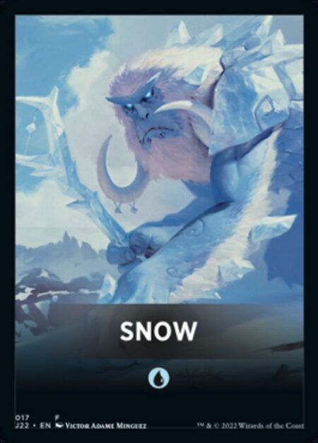 Snow - (Theme color: {U})