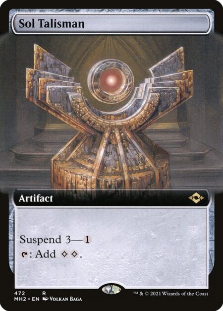 Sol Talisman - Suspend 3—{1} (Rather than cast this card from your hand