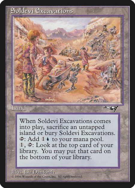 Soldevi Excavations - If Soldevi Excavations would enter the battlefield