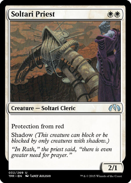 Soltari Priest - Protection from red