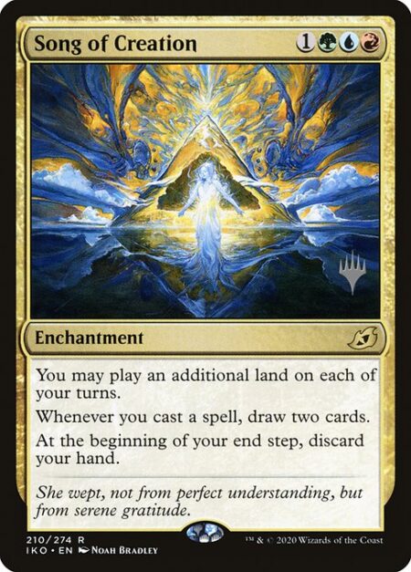Song of Creation - You may play an additional land on each of your turns.
