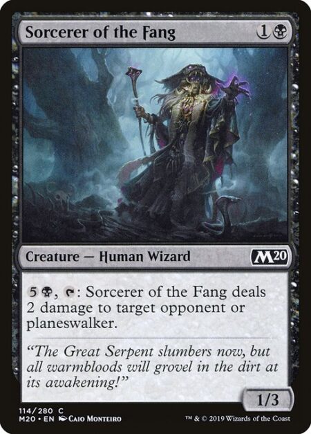 Sorcerer of the Fang - {5}{B}