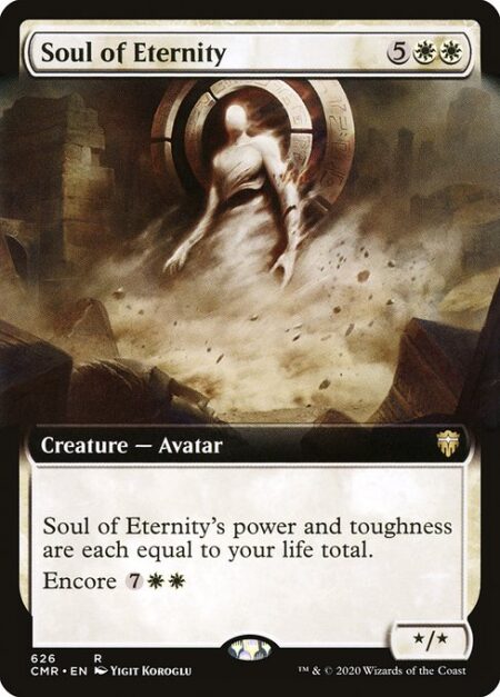 Soul of Eternity - Soul of Eternity's power and toughness are each equal to your life total.