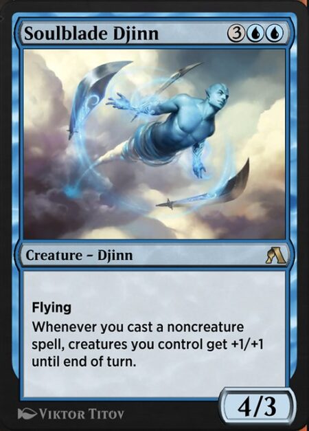 Soulblade Djinn - Flying