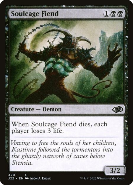 Soulcage Fiend - When Soulcage Fiend dies