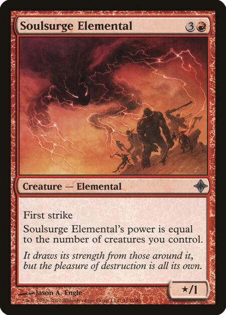 Soulsurge Elemental - First strike