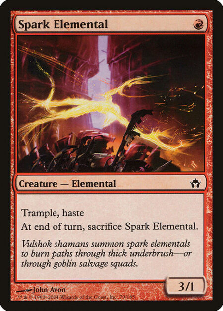 Spark Elemental - Trample