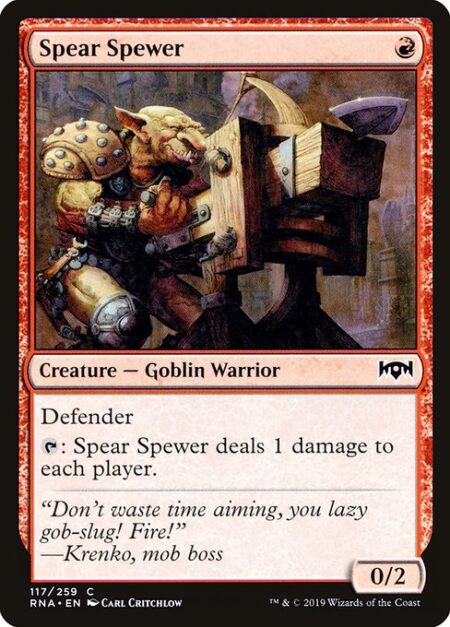 Spear Spewer - Defender