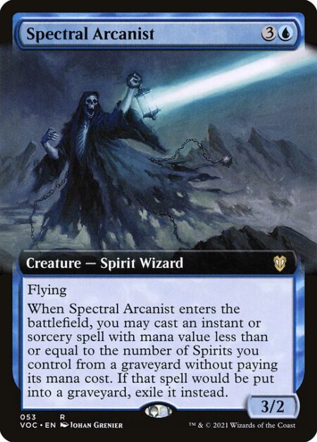 Spectral Arcanist - Flying