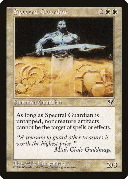 Spectral Guardian - As long as Spectral Guardian is untapped