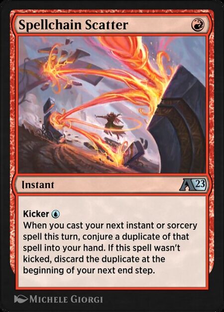 Spellchain Scatter - Kicker {U}