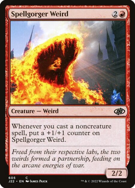 Spellgorger Weird - Whenever you cast a noncreature spell