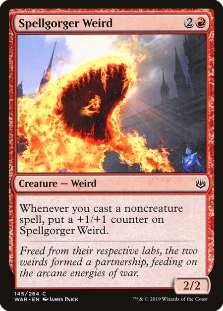 Spellgorger Weird - Whenever you cast a noncreature spell