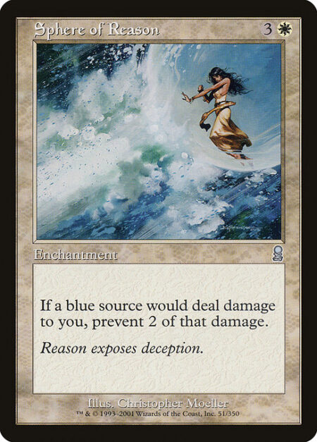 Sphere of Reason - If a blue source would deal damage to you