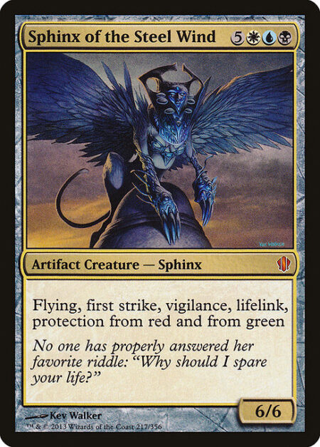 Sphinx of the Steel Wind - Flying