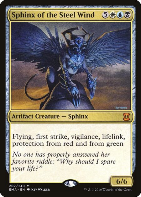 Sphinx of the Steel Wind - Flying