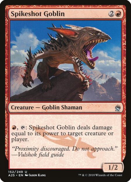 Spikeshot Goblin - {R}