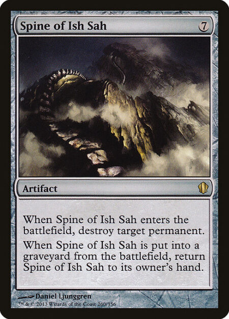 Spine of Ish Sah - When Spine of Ish Sah enters